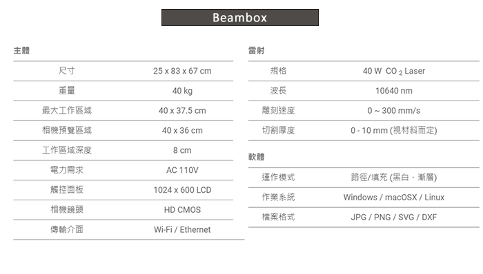 Beambox 介紹 8